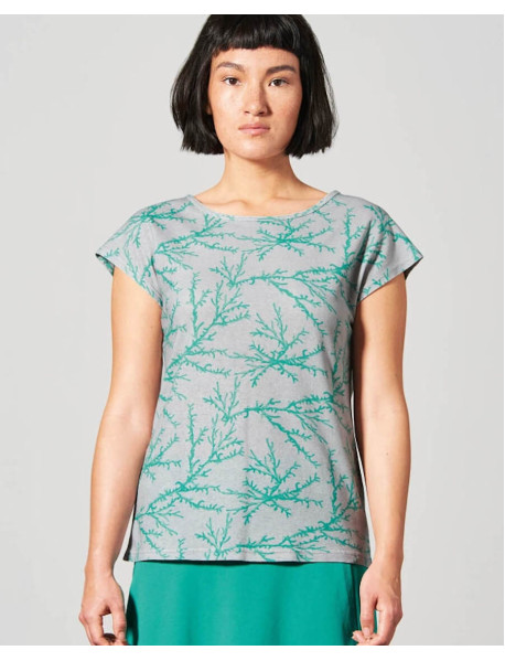 Coral Print Shirt Hanf